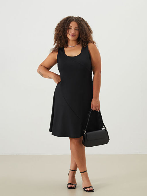 U Yaka A Kesim Elbise