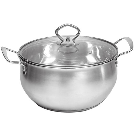 Кастрюля 2,5 л Mayer&Boch стекло крышка нерж сталь (х1) 9-31006-2,5