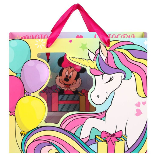 Пакет подарочный с пластиковым окном, 31 х 26 х 11 см, Минни Маус - Disney фото 17