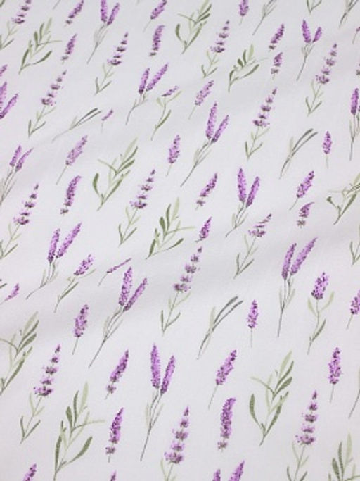 Муслин двухслойный Лавандовая нежность, ш.1.5м, хлопок-100%, 100гр/м.кв