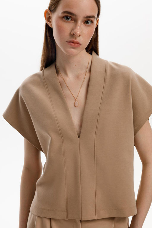 ЕВТ 3295/песчаный берег жилет жен