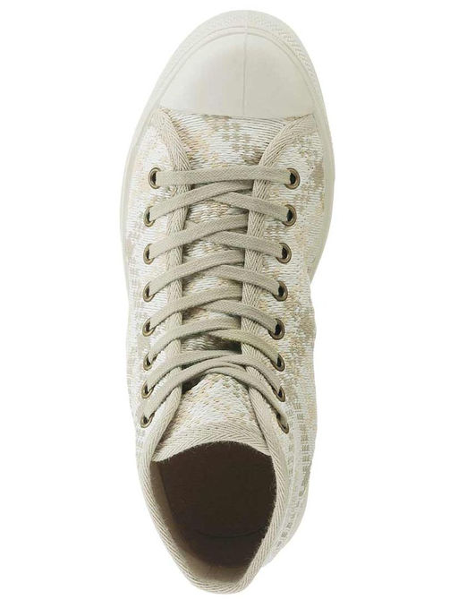 Кеды в клеточку, бежево-серый - Heine фото 4