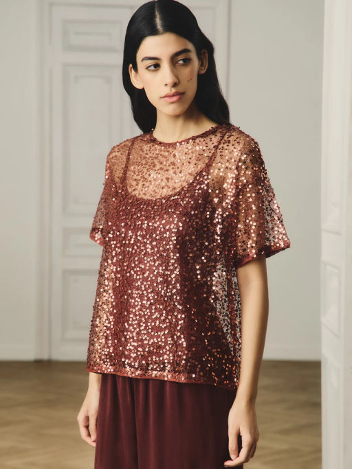 Топ из пайеток / Zarina