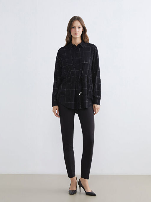 Ekose Kad?n G?mlek Tunik