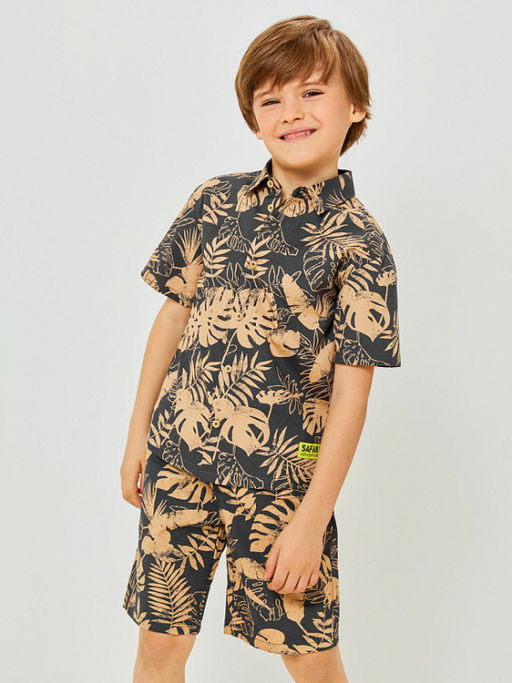 ACOOLA / Сорочка верхняя детская для мальчиков Andresi набивка  фото 9