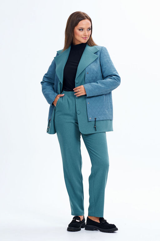 Костюм Liona Style 910 изумруд  фото 4