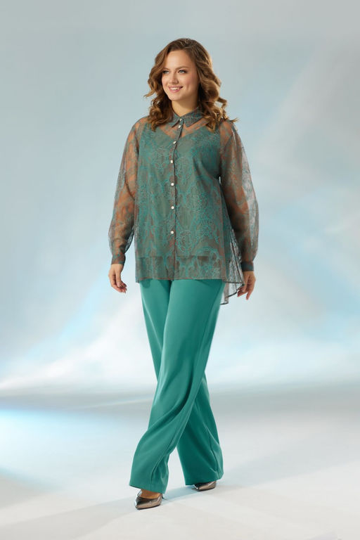 Блуза ELady 4208 бирюза  фото 4