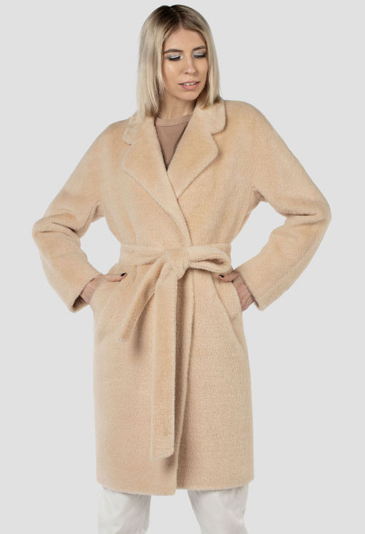 Пальто женское демисезонное (пояс) - El podio фото 8