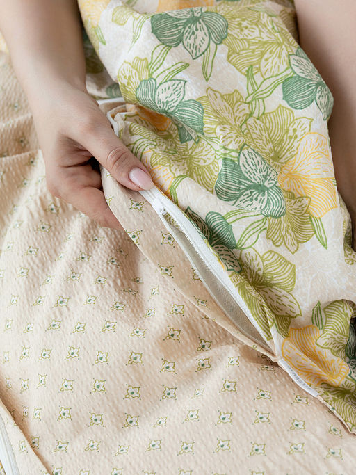 Комплект постельного белья 2-спальный зелёный бязь - Denastia фото 6