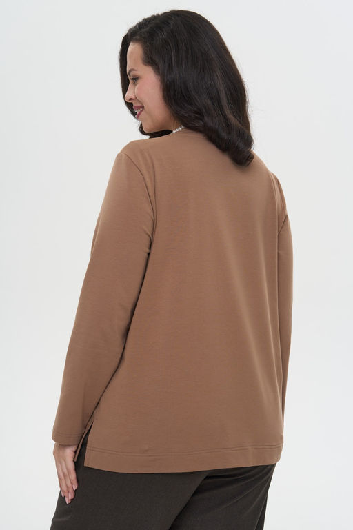 Лонгслив Брау коричневый - Intikoma фото 23