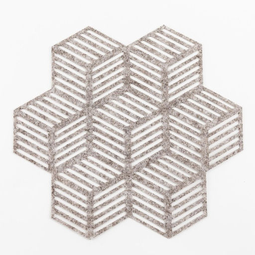 Салфетка декоративная Куб 30 х 31,2 см, 100% п/э, фетр - Доляна фото 2