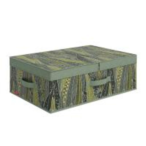 VAL GR-BOX-LD Короб стеллажный с двойной крышкой, 58*40*18 см, GREEN, шт
