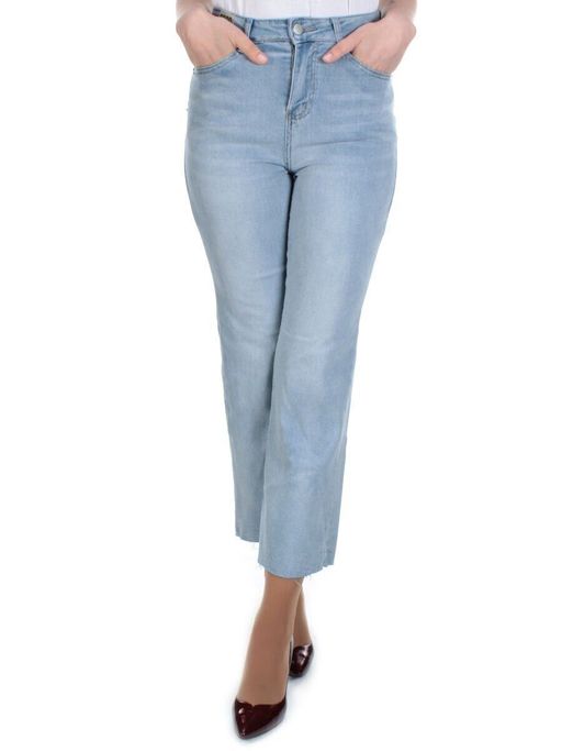 10106 BLUE Джинсы короткие женские AMG JEANS