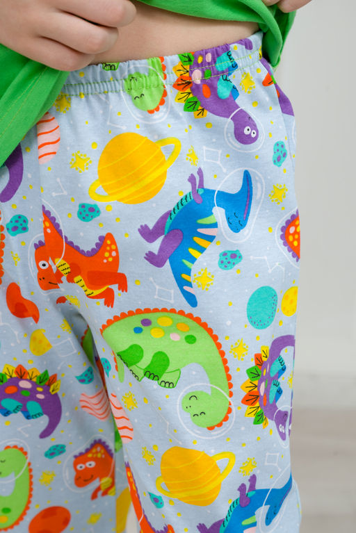 Пижама подростковая из кулирки Фантазия динозавр