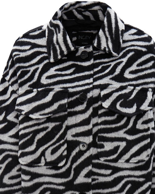 Куртка с анималистичным принтом - Incity фото 5