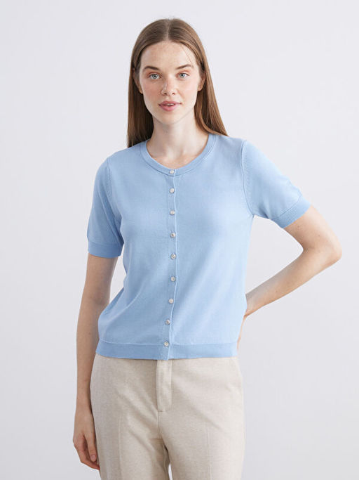 Bisiklet Yaka Kad?n Triko H?rka