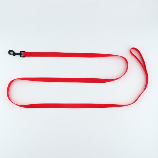 Поводок биотановый 2,5м х 20 мм, красный - Пушистое счастье фото 3