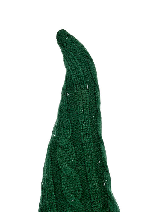 Фигура текстиль «Гном в зелёном» 54 см, 1 LED, от батареек AG13×3, свечение тёплое белое