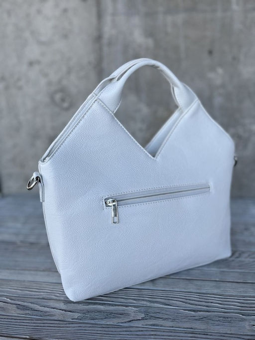 Женская сумка из эко кожи 0025 Белый - Sergio valentini фото 4