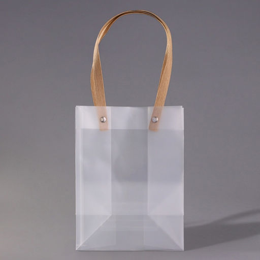 Пакет подарочный PP, прозрачный, матовый, 15×10×20 см