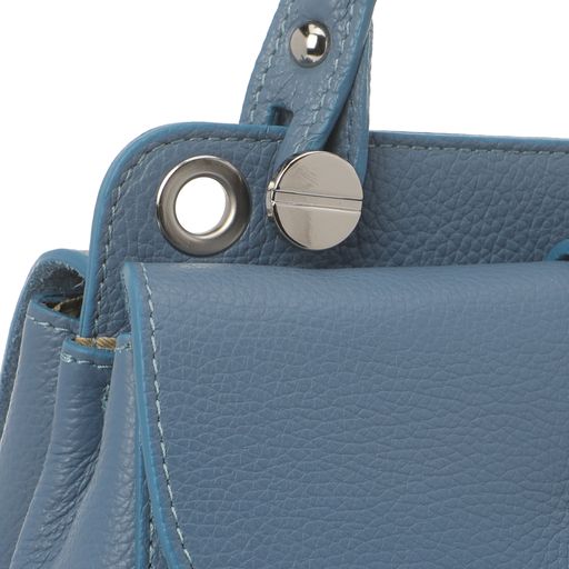 Женская сумка с ручкой DIVAS BAG Артикул 2229456, серо-голубой  фото 5
