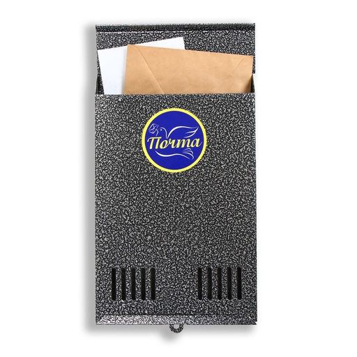 Ящик почтовый без замка (с петлёй), вертикальный, серебристый - Simaland фото 5