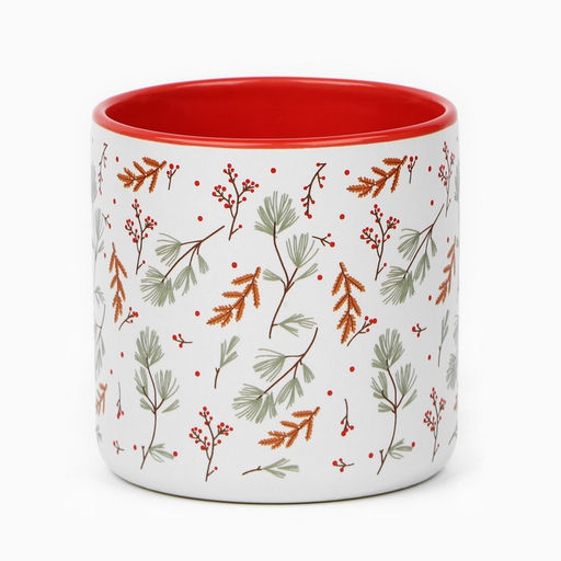 Кружка керамическая, новогодняя «Лесная сказка», 380 мл