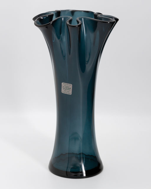 Ваза Artesania, тёмно-синяя, матовая, 30 см - San miguel фото 3