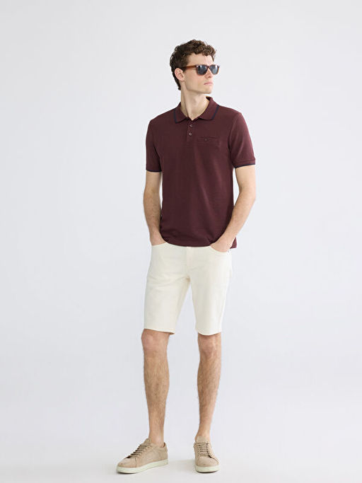 Polo Yaka Erkek Dokulu Ti??rt