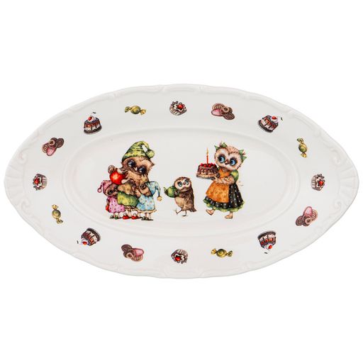 БЛЮДО ОВАЛЬНОЕ СОВУШКИ 25,5*14,5СМ - Lefard фото 2