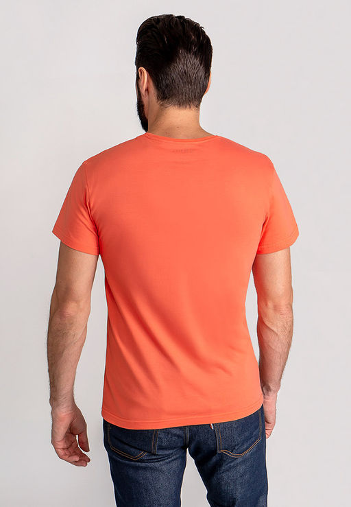 Футболка мужская короткий рукав GREG G145-RD-9012 (коралл)  фото 2