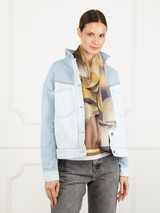 Палантин жен. шелк 110х180 SS02-8210-17