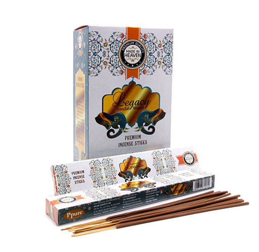 Благовония Made In Heaven 15гр Legacy Sandalwood аромапалочки уп-12шт