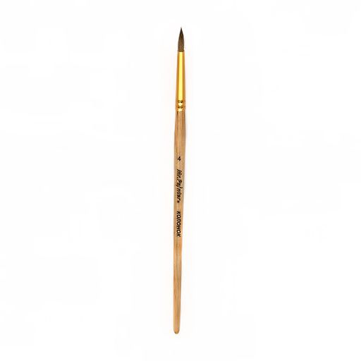 Кисть колонок Mr.Painter KOR 431-04 круглая 5 шт короткая ручка №04  фото 4