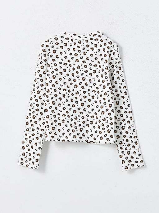 Bisiklet Yaka K?z ?ocuk Ti??rt - Waikiki фото 2