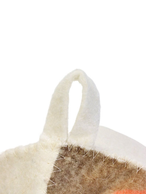 Шапка для бани и сауны Пусть пар согревает, а год вдохновляет!, полиэфир 70%, шерсть 30%, Добропаровъ