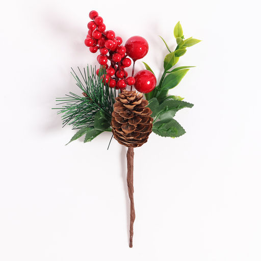 Ветка декоративная новогодняя, 20×10×5 см