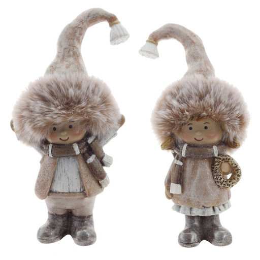 Фигурка декоративная "Дети", L6 W5 H13 см, 2в.