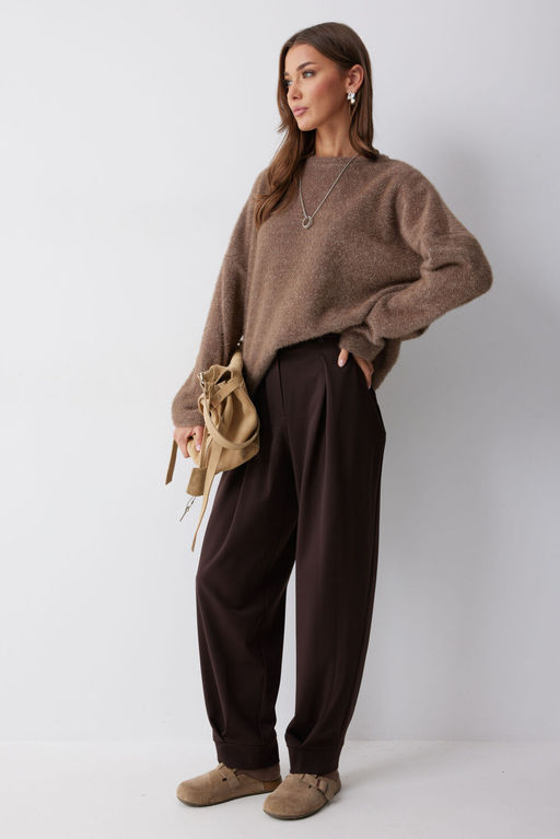 Брюки LYUSHe 4218 коричневый фото 4