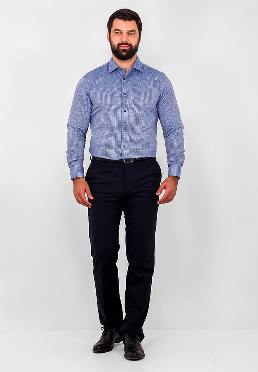 Сорочка мужская длинный рукав GREG 224/131/8/ZV  фото 5