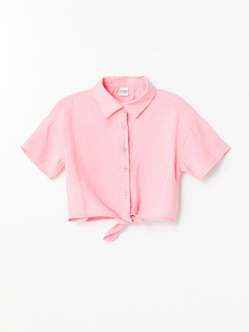 K?sa Kollu K?z ?ocuk G?mlek ve ?ort - Waikiki фото 2