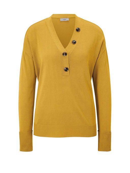 Пуловер, горчичный - Heine фото 2