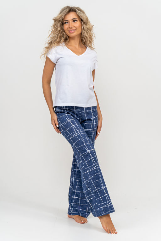 Костюм Натали футболка и брюки кулирка хлопок  фото 3