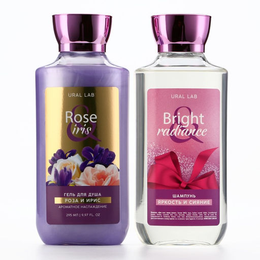 Подарочный набор URAL LAB, гель для душа и шампунь для волос, 2?295 мл  фото 3