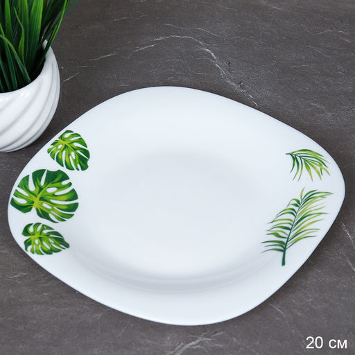 Тарелка квадратная 200 мм / FP-80XN (7242) /уп 6/48/ Монстера - ГалеонТрейд фото 19