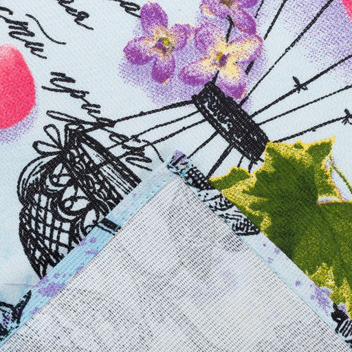 Цена за 2 шт. Полотенце кухонное Доляна Волшебная весна 34?60 см, рогожка, 100% хлопок, 160 г/м?