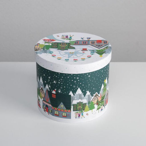 Коробка подарочная Новогодние истории, 14?16 см, Новый год