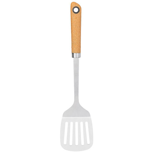 Лопатка с прорезями "Nature" нерж сталь (мал=12шт./кор=72шт.) 671-015 /АРТИ-М/