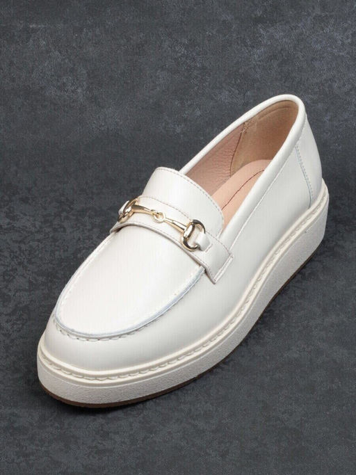 03-5062-6 BEIGE Лоферы женские (натуральная кожа)