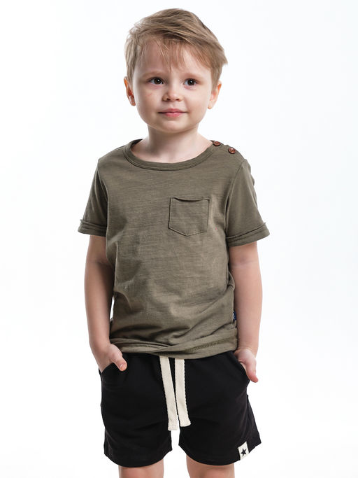 Комплект для мальчика детский сад UD 7886/22-9846 хаки/черный - Mini maxi фото 7
